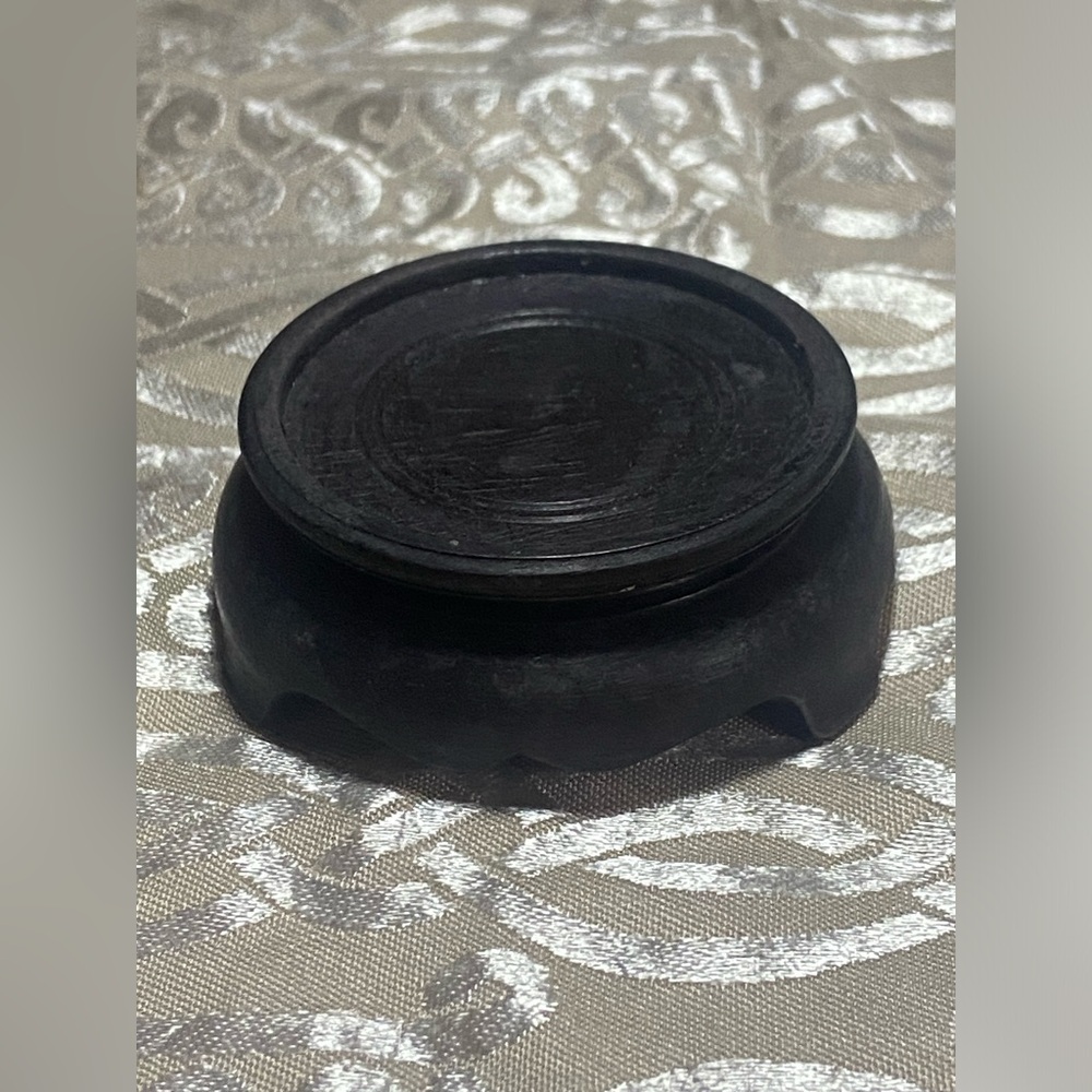 Vintage Oriental Small Wood Stand ☝️BEST PRICE